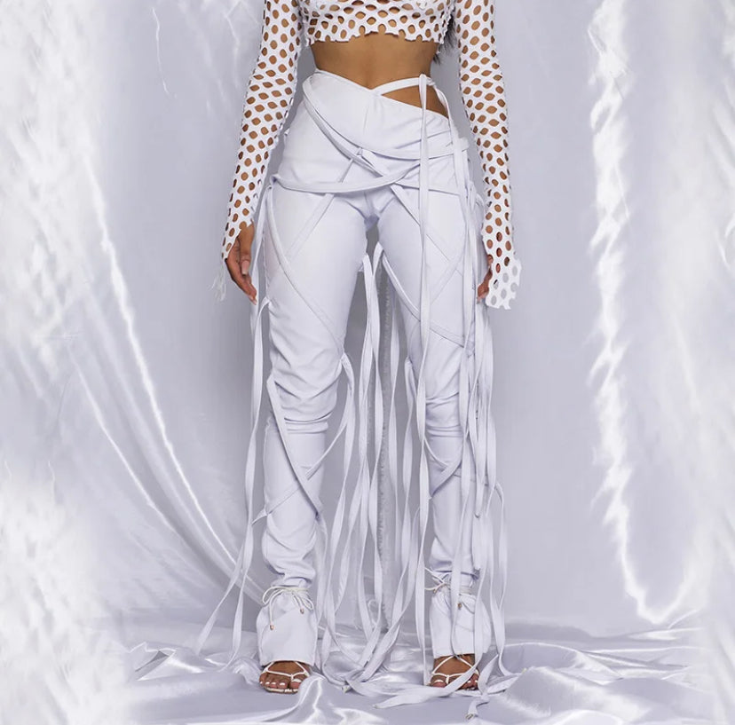 Leather High Waist Pants